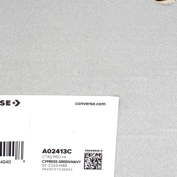 Converse Ctas Pro All Star High Top Green Men’s Canvas Sneakers Size A02413C - Picture 8 of 9